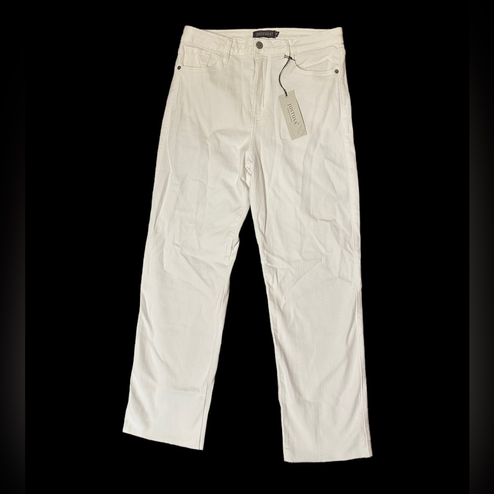 Just USA Chrissy High Rise Cropped Slim Jean